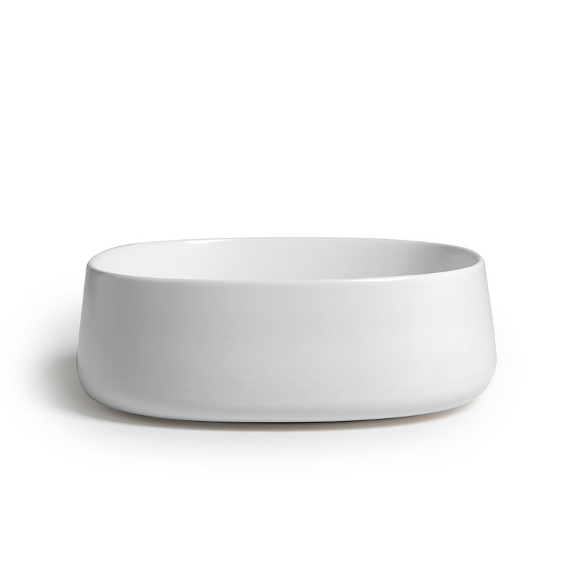 Mood 17.7'' L Bathroom Sink, Glossy White