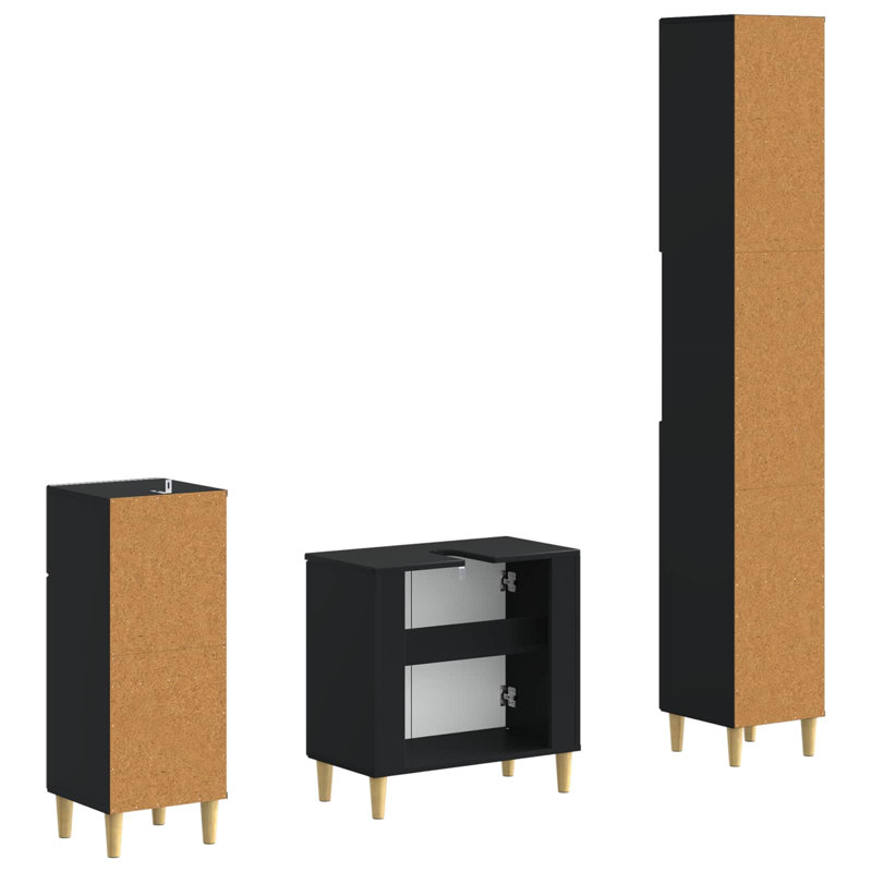 Bathroom Storage, Black