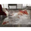 Seren Cotton Area Rug in Gray/Red/Peachy Pink-290608984