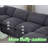 Amiyiah Upholstered L-shaped Couch With Ottoman Sectional-207874776
