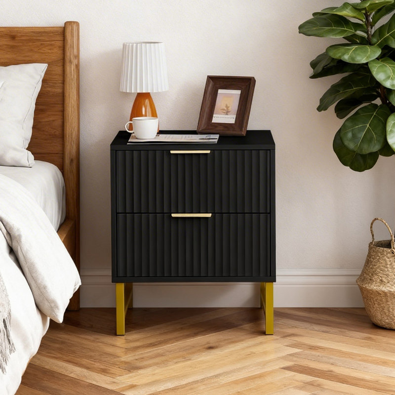 50cm W Plastic Bedside Table