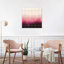 Art Deco Triangle Ombre - Print on Canvas-2070531343-2070531337