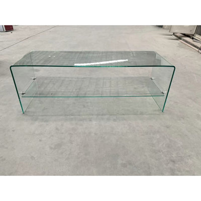 Transparent Glass Kitchen Side Table - Adds Functionality To Multipurpose Clear Display Desk With Lockable Drawers Secures Your Items