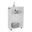Storage Cart 32.2" H, 2 Shelves, 4 Wheels, White - Bathroom