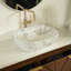 Absher 48" Floating Bathroom Vanity with Rectangle Marble Vessel Sink,Sensor LED,And Drawer, Espresso Or Walnut Finish-250042508