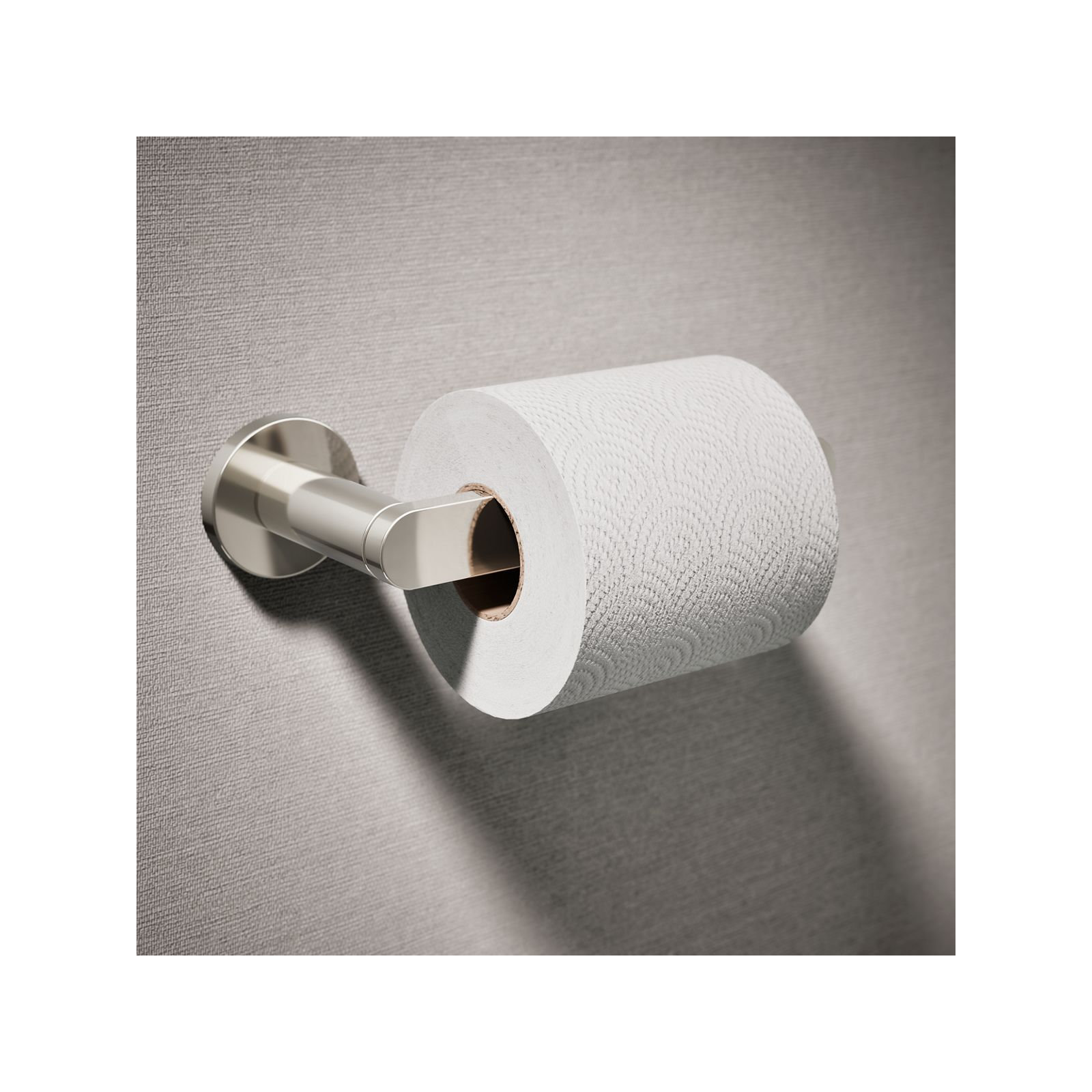Wall Mount Toilet Paper Holder, Silver