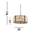 Anyha 3-Light Drum Chandelier