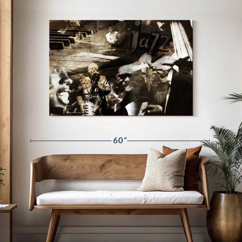 Abarca Collage Jazz, 32" H x 48" W