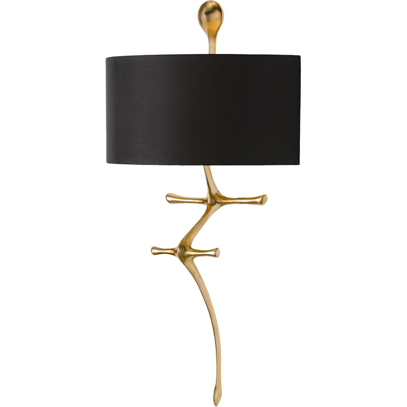 1 - Light Wallchiere, Gold Leaf, Black
