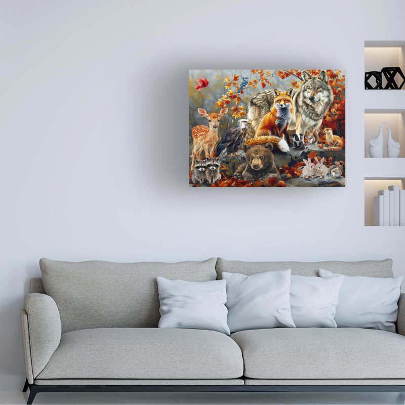 Art sur toile Shawna Stewart Family Fall-2, 24" H x 32" W