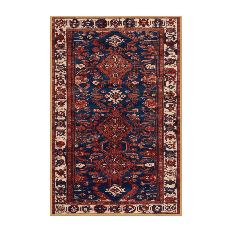 Tapis brun turc lavable à la machine, Rectangle 2 pi x 3 pi