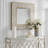 Wood Square Wall Mirror