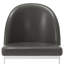 Upholstered Counter Stool with Metal Frame-899677194