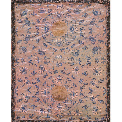 Antique Chinese Floral Textile Art