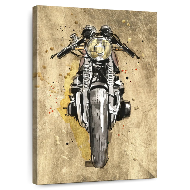 Mehar Metallic Rider I, 30" H x 20" W