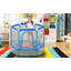 Trampoline hexagonale pour enfants avec enceinte sécuritaire-128767196