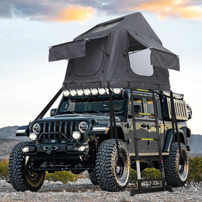 Inflatable SUV & Truck Rooftop Tent with Air Mattress, Ladder, Easy Pop-Up Setup