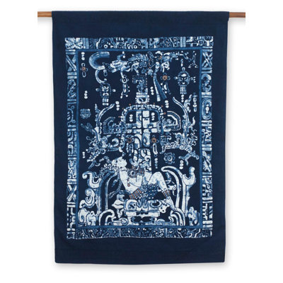 Tapisserie pakal en coton batik king