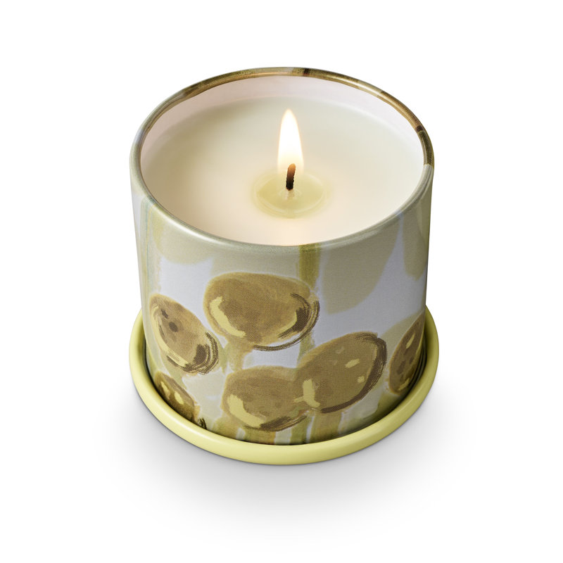 Bougie parfumée en étain pour meuble-lavabo Borealis Moss