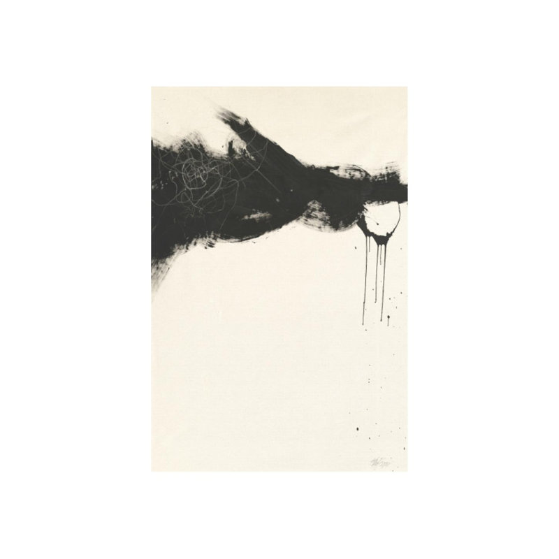 Obliquo IV Print by Kelly Rogers, Image Brush Gel, 54" H x 36" W