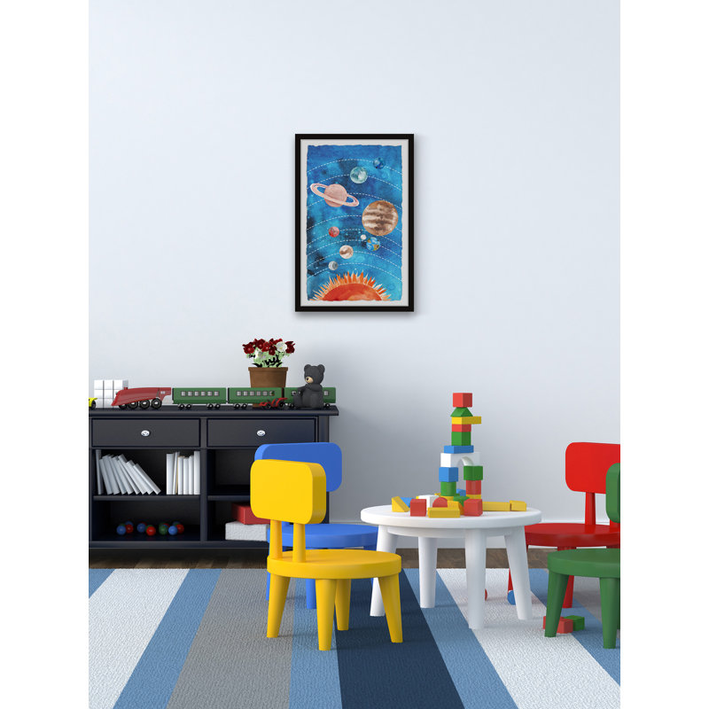 Garrity Orbiting Planets, reproduction encadrée, H 18 po x l 12 po x 1,5 po