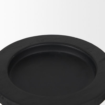 Accessoires de bougie de table en bois H 11,5 po Wanda
