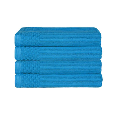 Ribbed Cotton Bath Towel