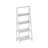 Lavish Home 24"L  x 13"W x 55.25"H 4-Tier Leaning Ladder Bookshelf, White-111467594-61175120