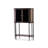 Black + Bronze Iron + Tempered Glass Display Cases
