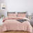 Solid Color Comforter Light Color 3 PCs Bedding Set Pure Color Bed Comforter Set-115665720-115665716