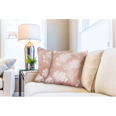 Blossom Floral Square Cushion Cover