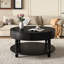 Table basse ronde avec rangement-320562133