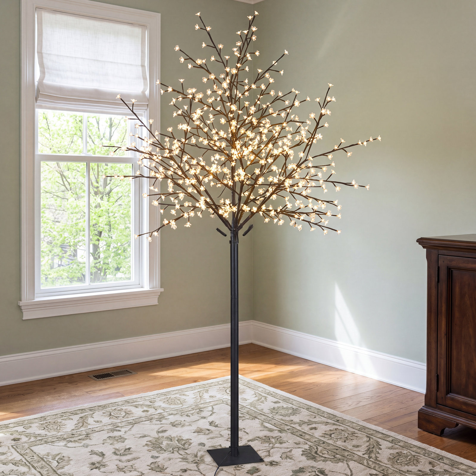 600-Light LED Cherry Blossom Tree