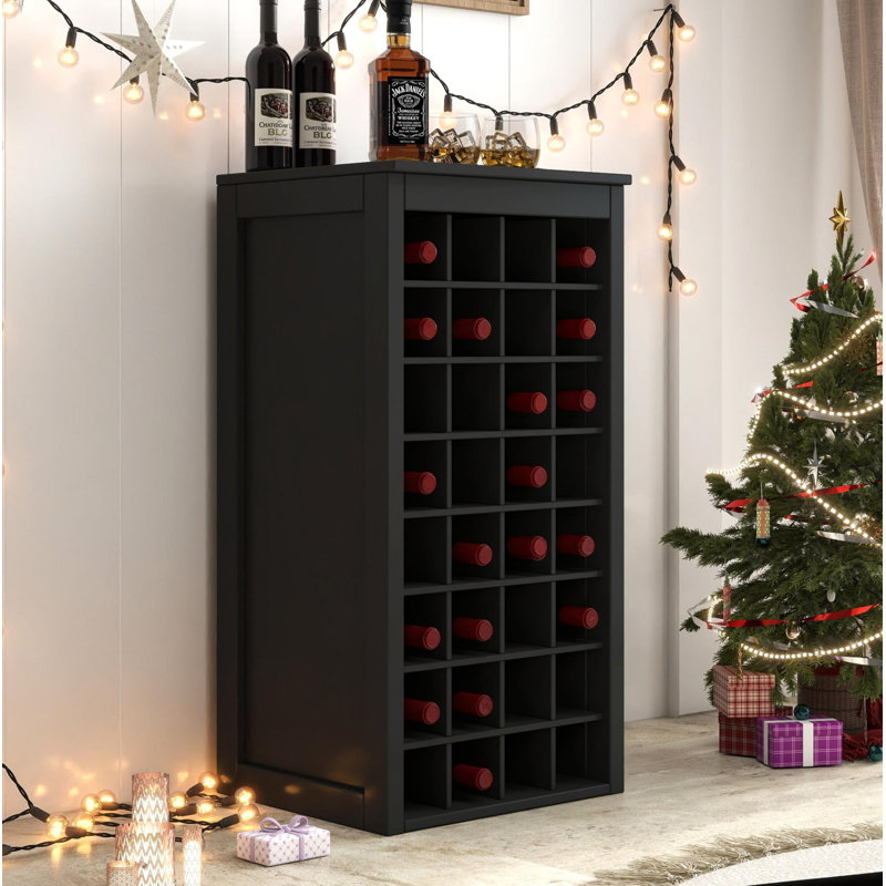 Armoire de bar à vin modulaire de couleur noire 32
