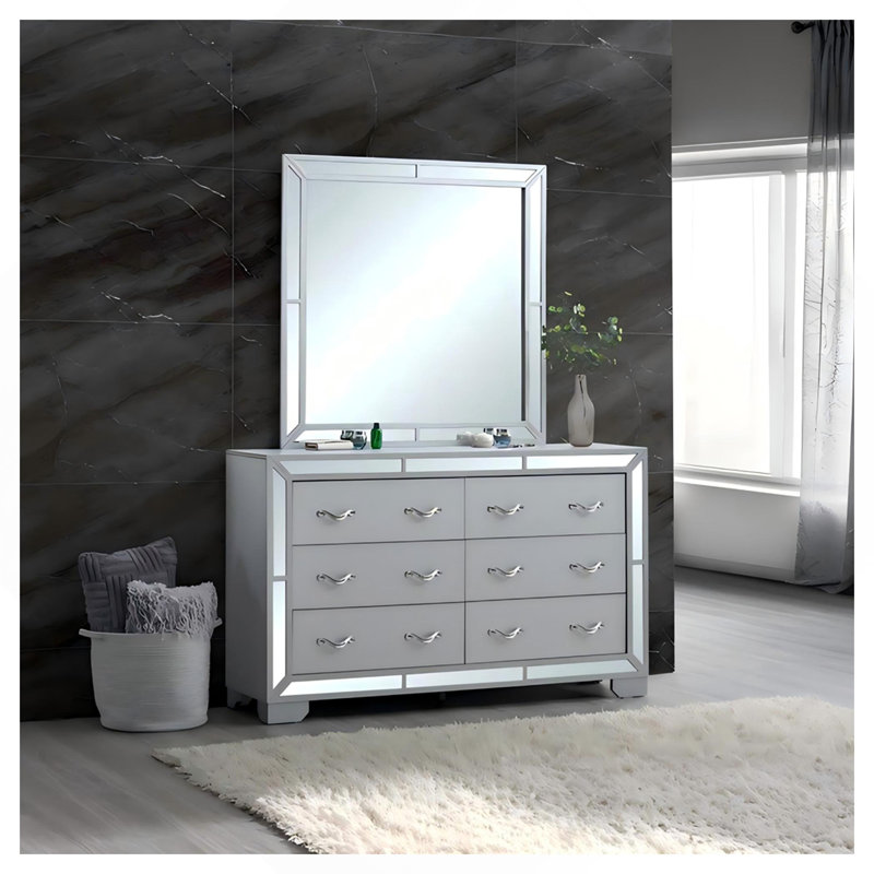 Commode Murry G004800-D (sans miroir), argent