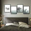 «Coastal Serenity Green and White Tones Modern Artwork Minimalist Wall Decor», 4 pièces-101520164-101520165