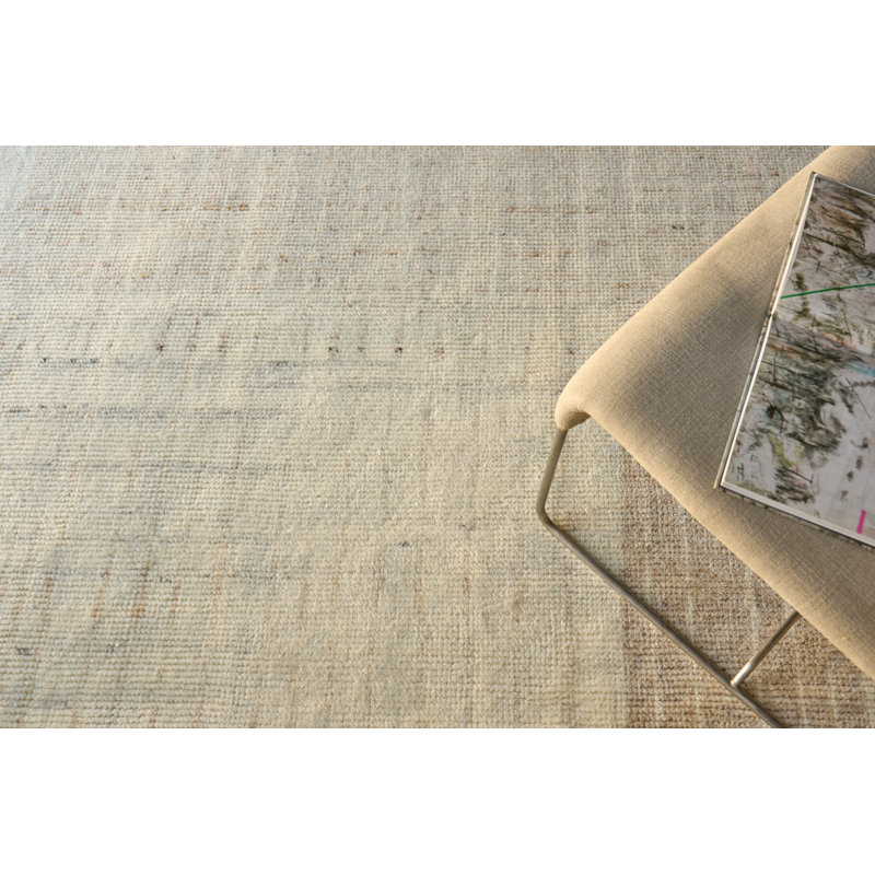 Talido hand-knotted New Zealand Wool Ivory Area Rug, 10'X14'