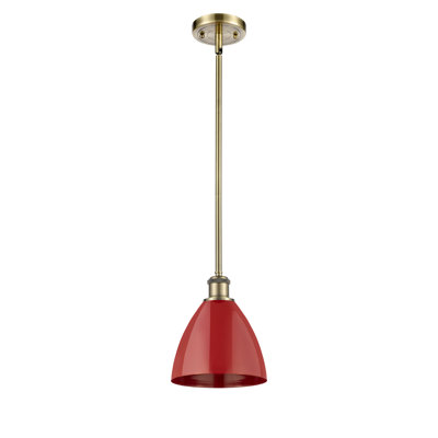 Luminaire suspendu conique à 1 lumière