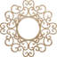 Médaillon de plafond en bois ajouré 30 po x H 11 po x 11 1/2 po x H T Reims-63412238-63412222