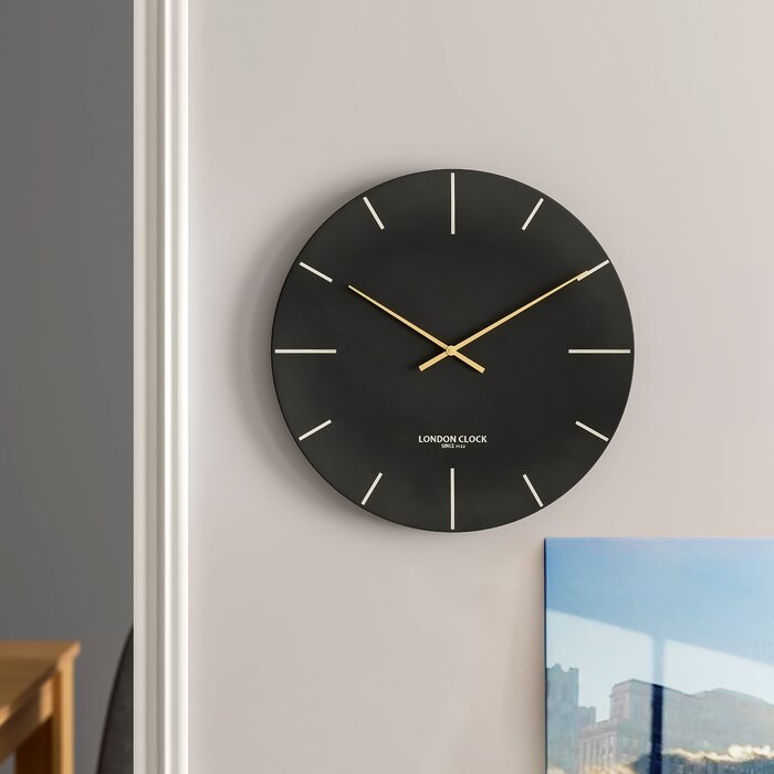 London Clock Company Metal Wall Clock & Reviews | Wayfair.co.uk