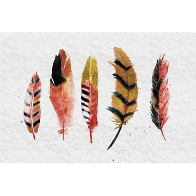 Tribal Feathers - impression sur toile tendue