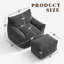 Fauteuil à billes à compression avec repose-pieds, grand canapé-lit en mousse à mémoire de forme confortable-2078555527