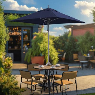 Parasol de patio en aluminium 6 pi