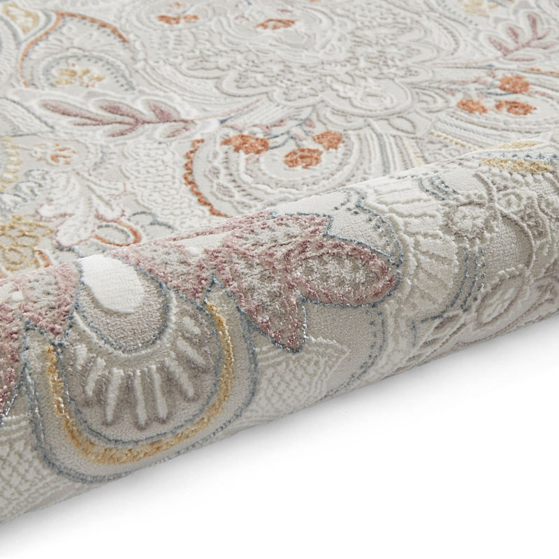 Laurence Llewelyn-Bowen Cathkin Damask Rug, Rectangle 200cm x 290cm