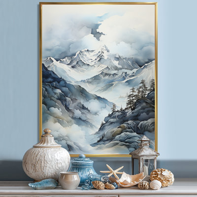 Minimalisme Groenland, horizon I sur toile