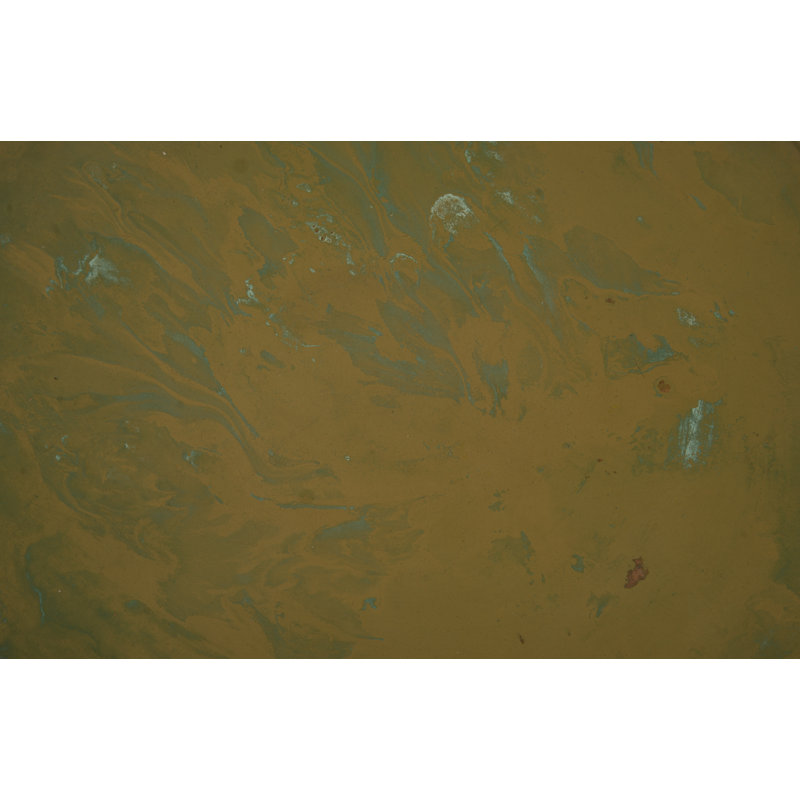 Copper Acid Button End Table, Lichen