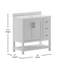 Ensemble de meuble-lavabo simple 36 po avec lavabo, armoire, tablette de rangement ouverte et tiroirs de rangement Caniya-1054958062-1030693171-1045739432