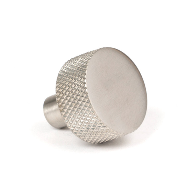 Round Knob, Satin Stainless Steel, 2.5 cm