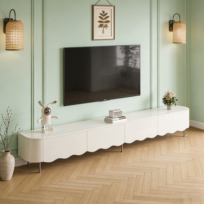 Hollaway, 15.74"H x 78.74"L x 13.77"W, Blanc