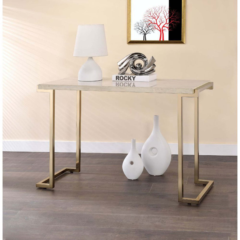 Console en faux marbre